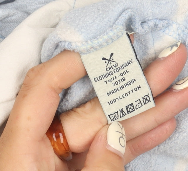 Crew Clothing Women’s Blue Striped Sweatshirt Size 12 Pullover