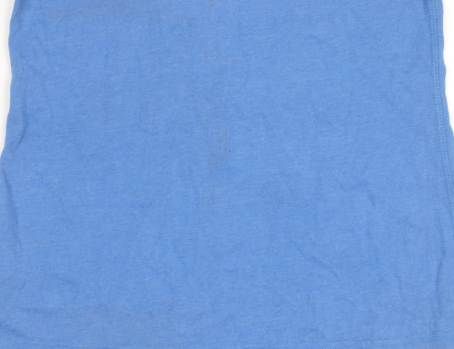 Superdry Women's Blue T-Shirt, M, V-Neck Sports Style