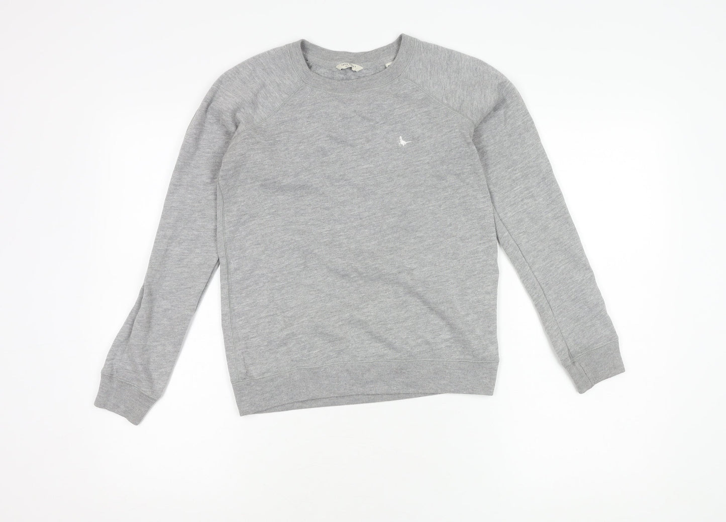 Jack Wills Women's Grey Crew Neck Sweatshirt Size 6