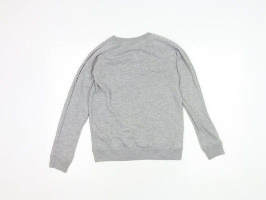 Jack Wills Women's Grey Crew Neck Sweatshirt Size 6
