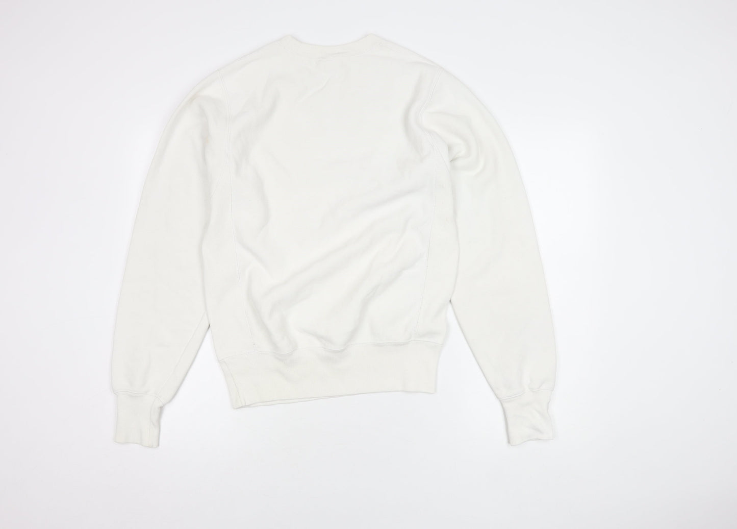 Champion Unisex White XS Logo Sweatshirt