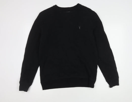 AllSaints Black Men's S Pullover Sweatshirt