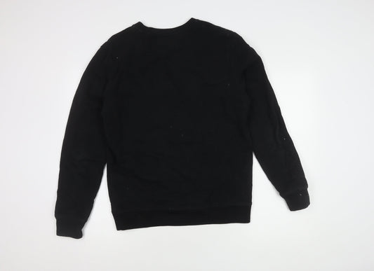 AllSaints Black Men's S Pullover Sweatshirt