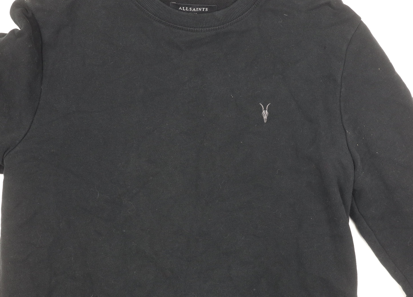 AllSaints Black Men's S Pullover Sweatshirt