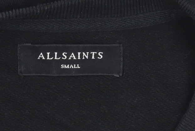 AllSaints Black Men's S Pullover Sweatshirt