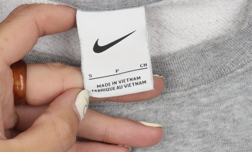 Nike Men's Grey Sweatshirt S Lightweight Logo