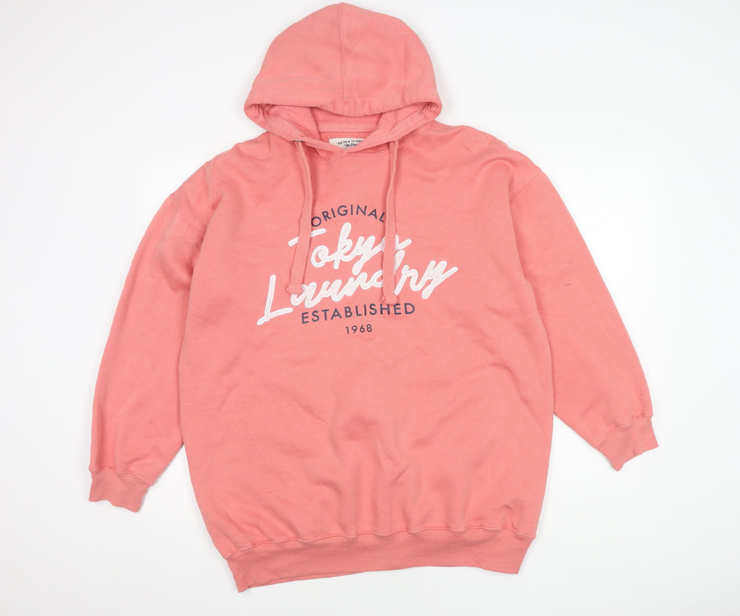 Tokyo Laundry Women's Pink Pullover Hoodie Size 12