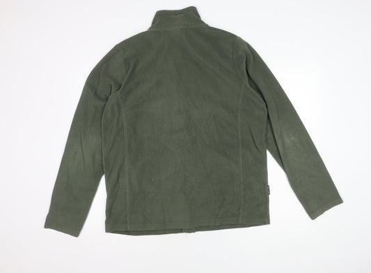 Trespass Men's Green Fleece Jacket Size L