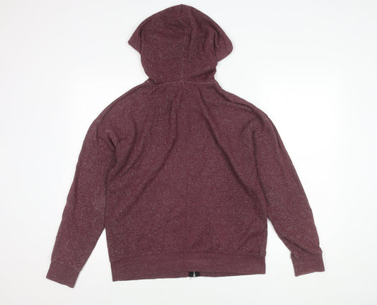 Vans Men's S Purple Hooded Full Zip Jacket