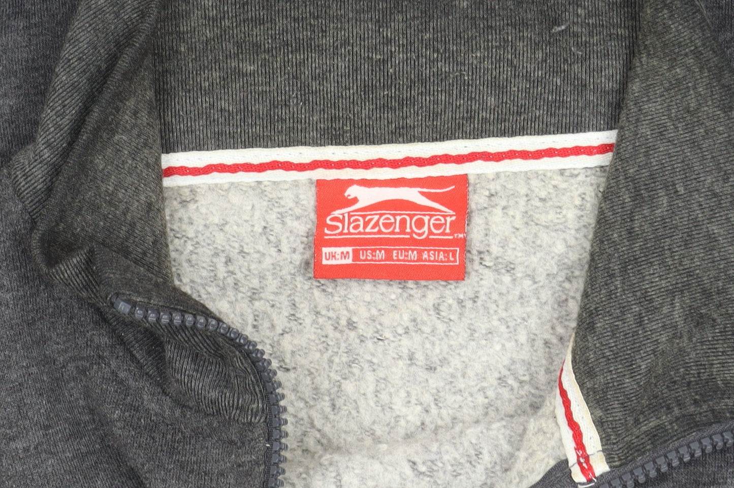 Slazenger Men's Grey 1/4 Zip Sweatshirt M