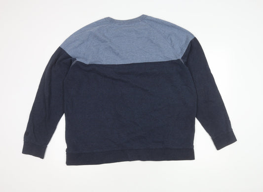 Fat Face Men's Blue XL Pullover Sweatshirt