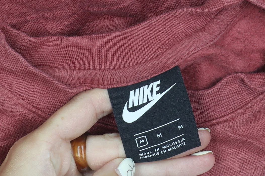 Nike Men's Red Pullover Sweatshirt M Logo