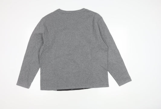 Calvin Klein Jeans Men's Grey XL Graphic Sweatshirt