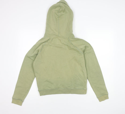 Jack Wills Women's Green Hoodie Size 10