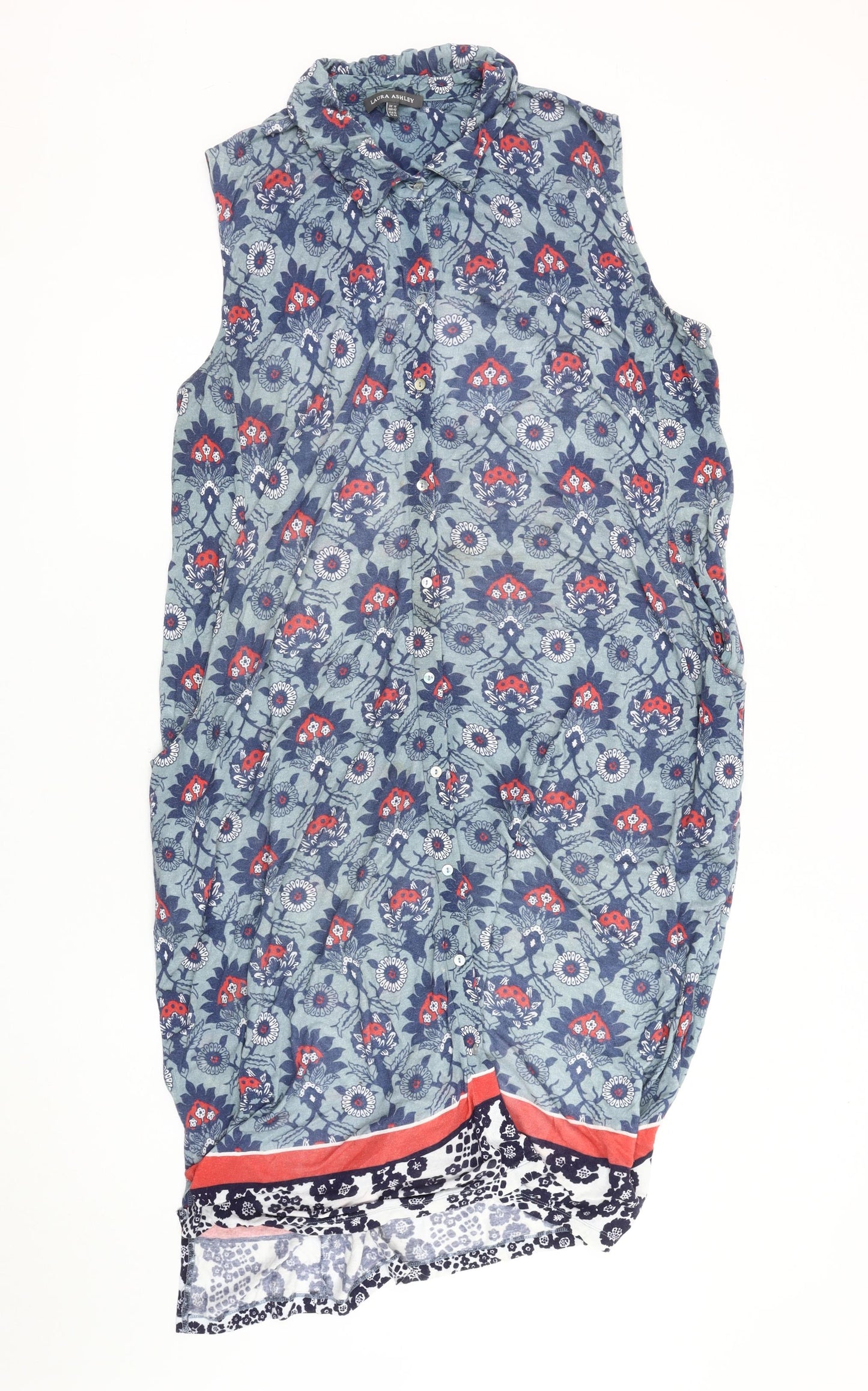 Laura Ashley Women's Multicoloured Floral Dress Size 16