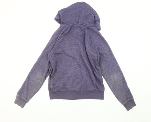 Jack Wills Women's Purple Hooded Jacket, Size 10