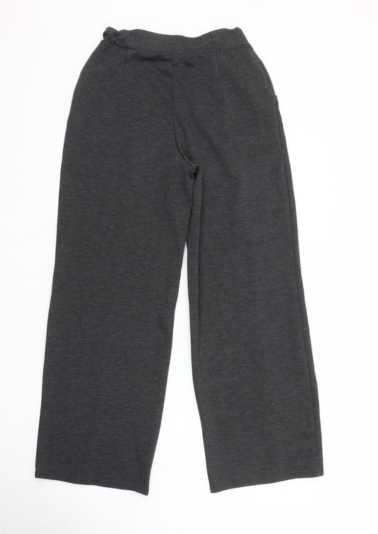 H&M Women's Black Trousers Size S Elastic Waist
