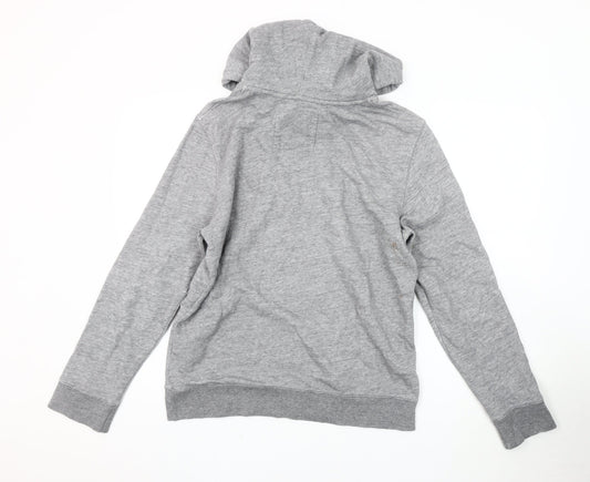 H&M Men’s Grey Hoodie S - Casual Pullover NYC Style