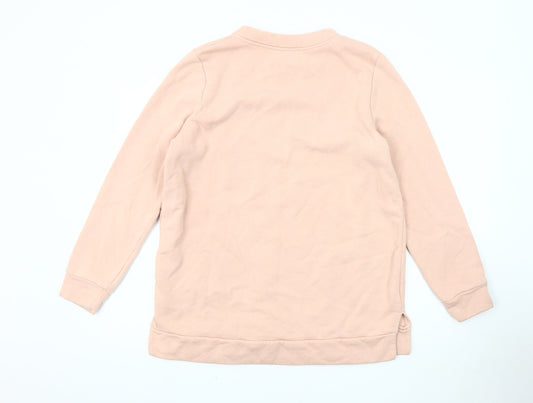 Marks & Spencer Women's Beige Cotton Sweatshirt M