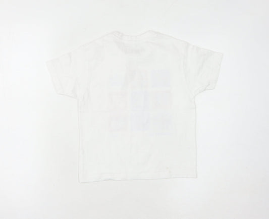 Coronation 2023 Boys White Graphic Print T-Shirt Age 6 Years