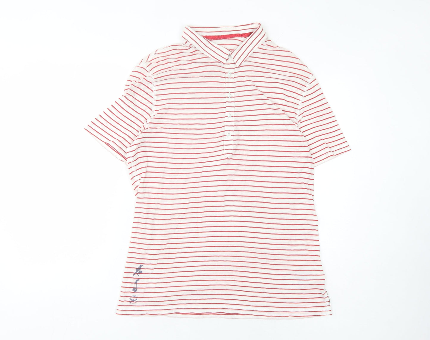 Armani Jeans Women’s Red Striped Polo Size 12