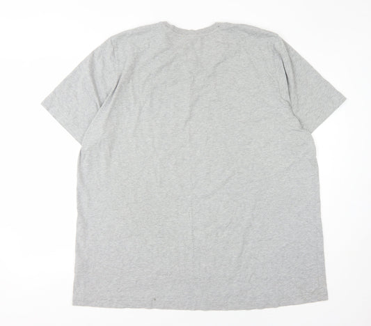 Adidas Men's Grey 2XL Short Sleeve T-Shirt