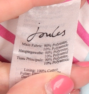 Joules Women's Blue Quilted Waistcoat Size 14