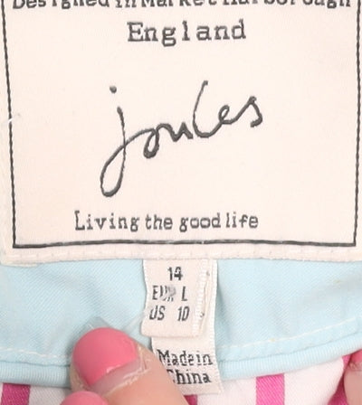 Joules Women's Blue Quilted Waistcoat Size 14