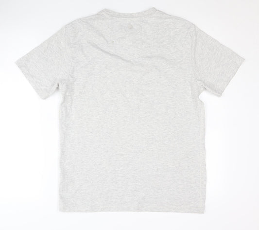 Fat Face Men's Grey Graphic Outdoor T-Shirt Size S