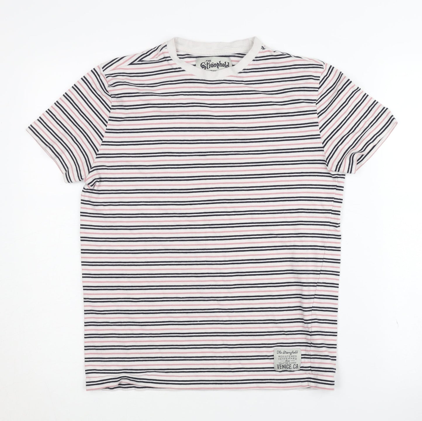 The Stronghold Unisex Stripe T-Shirt XS Multicoloured