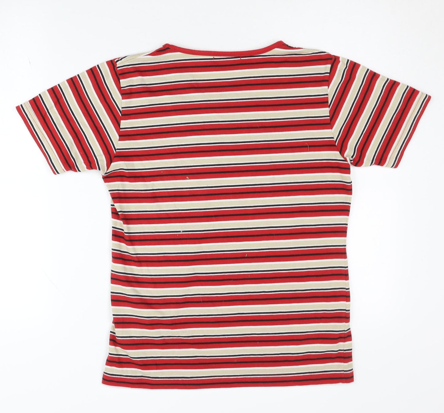 Paul Separates Women's Red Striped T-Shirt, Size S