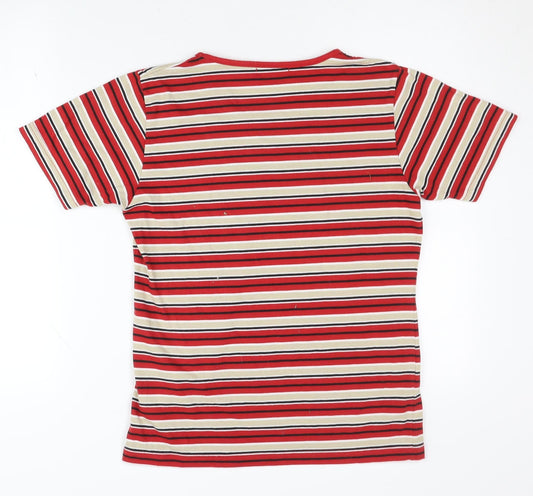 Womens UK Size S Paul Separates Red Polyester Blend T-Shirt