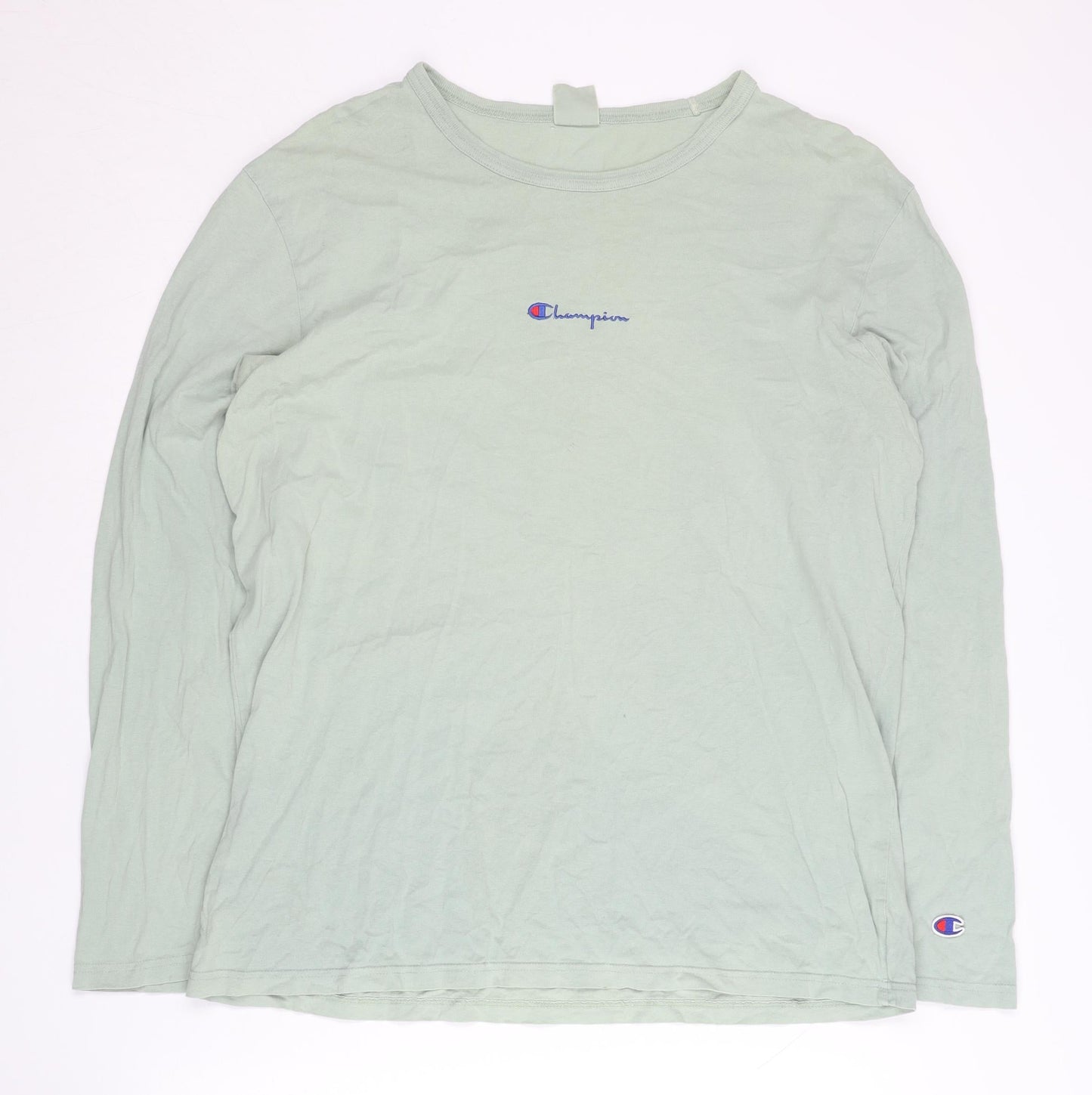 Champion Men's Green XL Long Sleeve T-Shirt