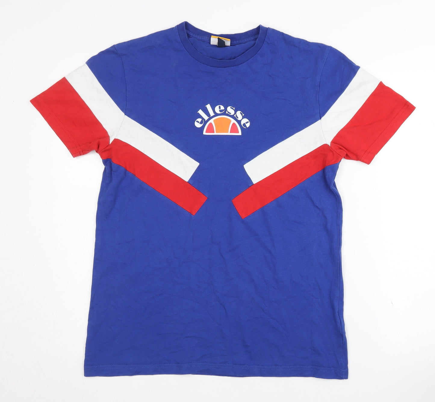 Ellesse Men's Blue Graphic T-Shirt Medium