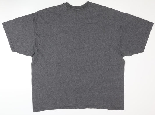 Champion Men's Grey XL Crew Neck T-Shirt Logo