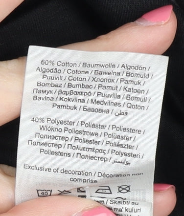 Jack & Jones Men's Black 2XL Graphic Print T-Shirt