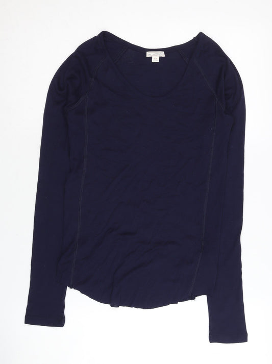 Gap Women's Blue XS Long Sleeve Cotton T-Shirt