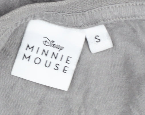 Disney Women's Grey Minnie Mouse T-Shirt, Size S