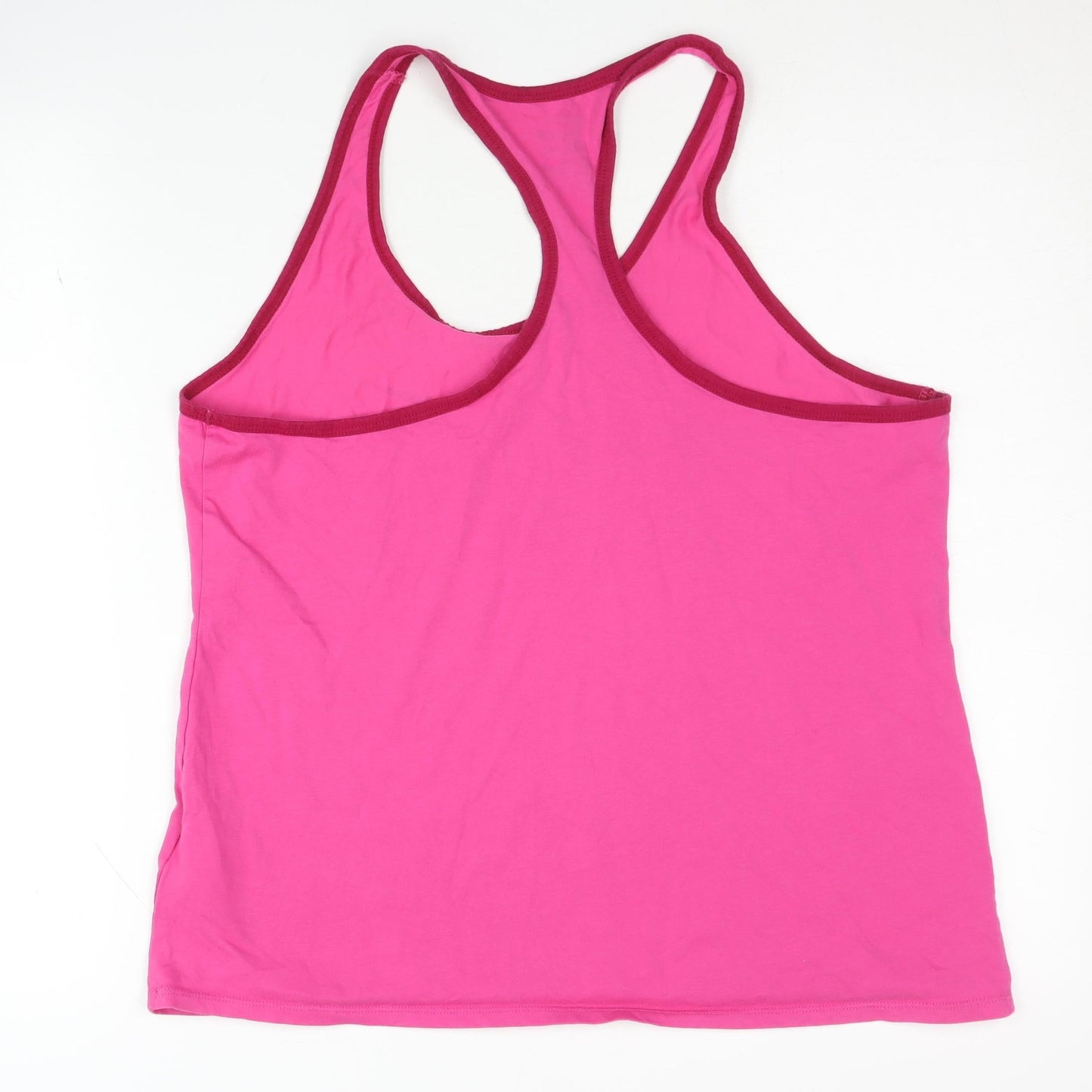 Nike Women's Pink XL Athletic Tank Top for Gym & Running