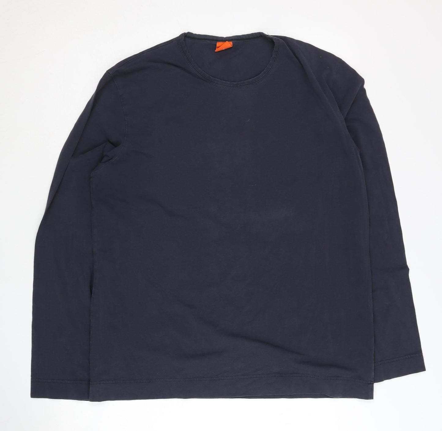 Hugo Boss Men's Blue Long Sleeve T-Shirt XL
