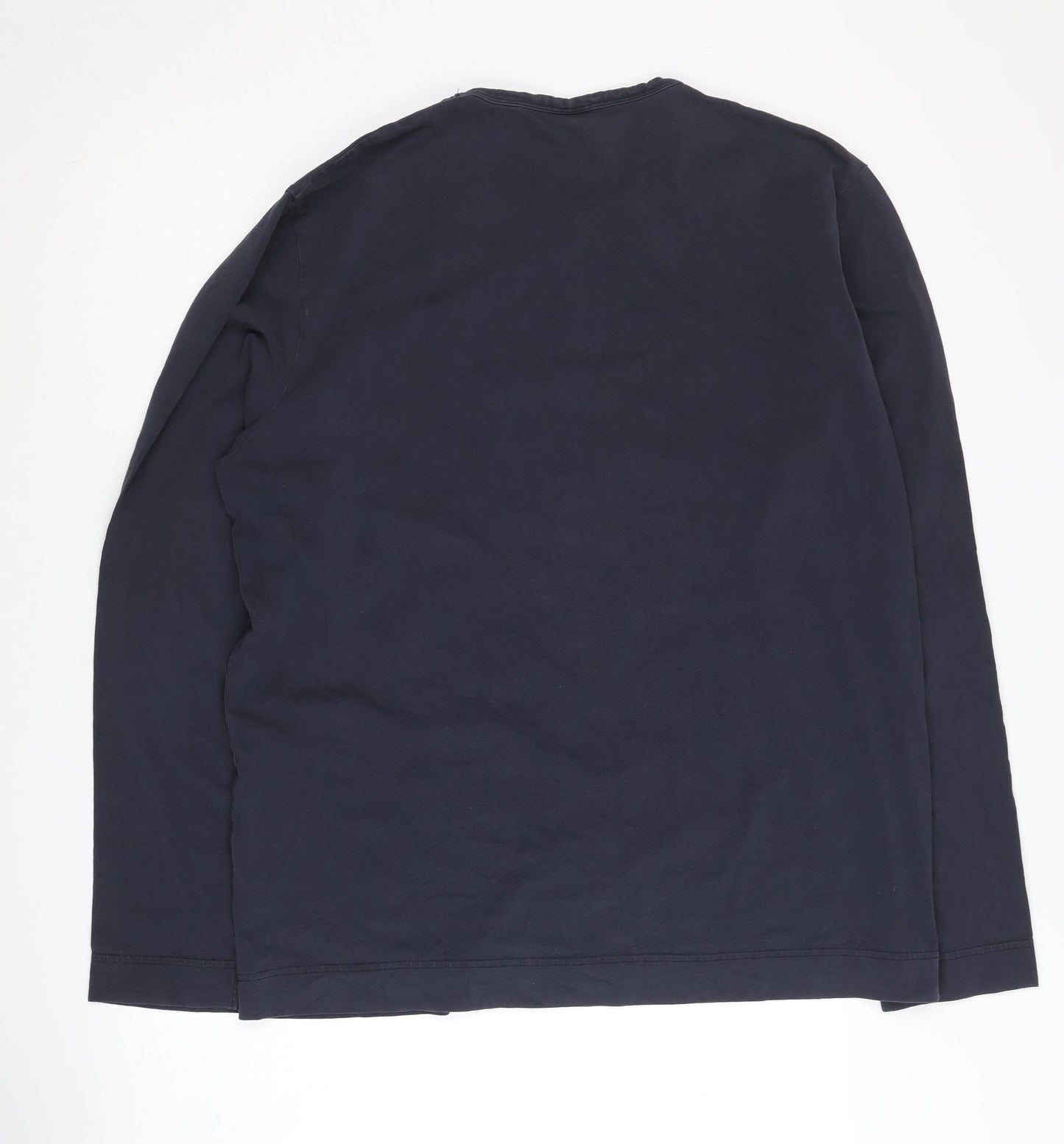 Hugo Boss Men's Blue Long Sleeve T-Shirt XL