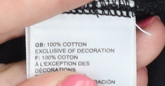 The North Face Women's Black L Basic Cotton T-Shirt