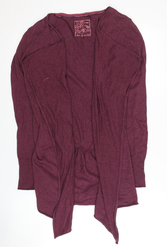 Fat Face Women’s Purple Open Front Cardigan Size 10