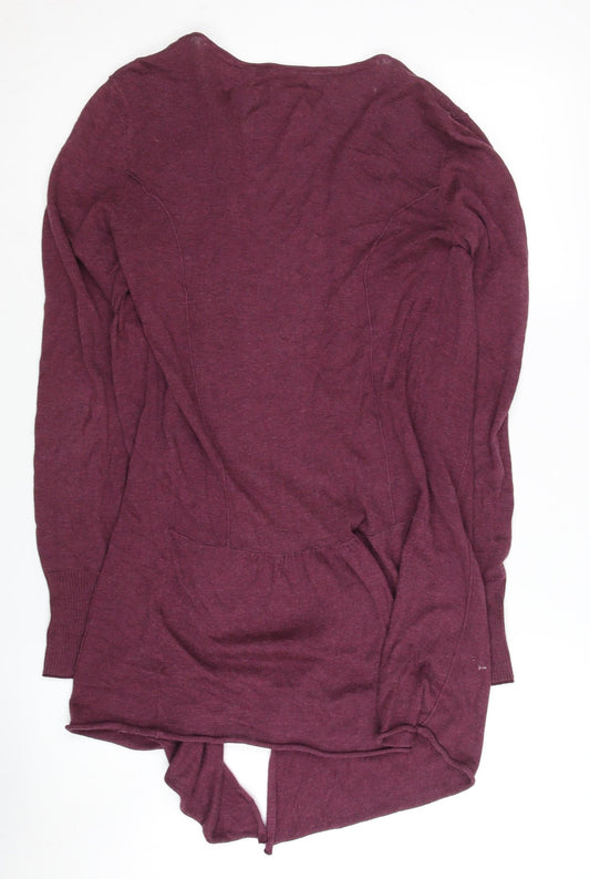 Fat Face Women’s Purple Open Front Cardigan Size 10