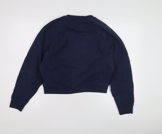 Tommy Jeans Women's Blue XS Logo Pullover Sweatshirt