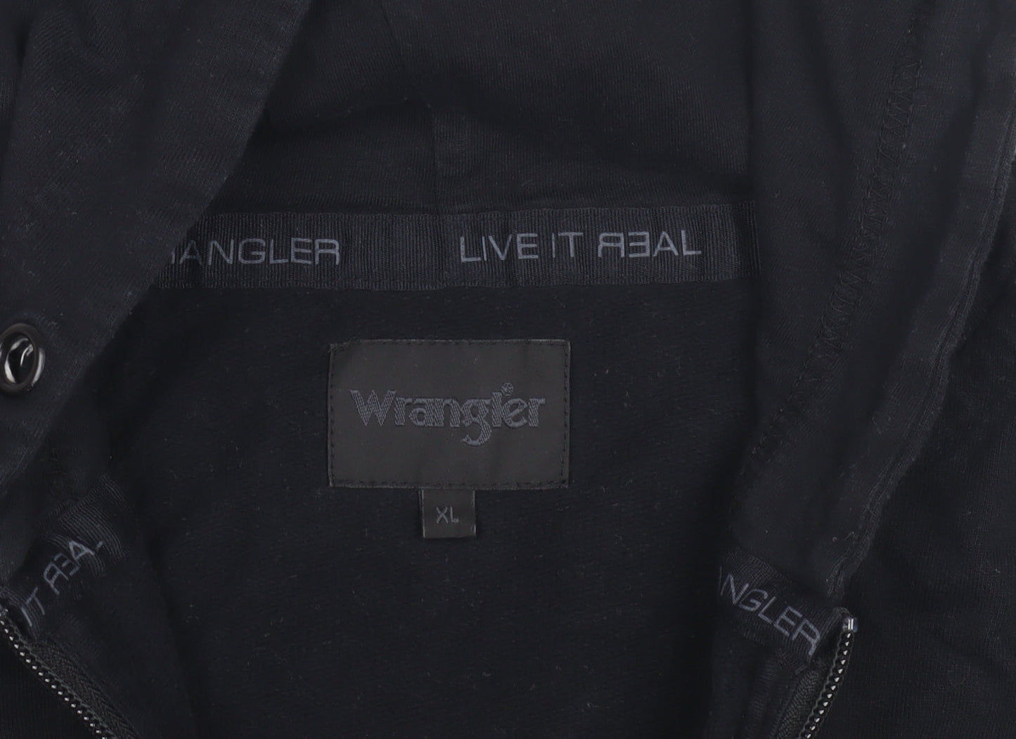 Wrangler Men's Black XL Full Zip Hoodie