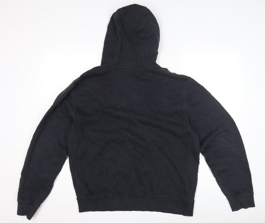Nike Men's Black Pullover Hoodie Medium, Logo Accent