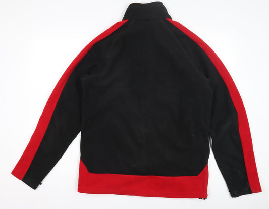Regatta Men's Black Red Fleece Jacket Size M