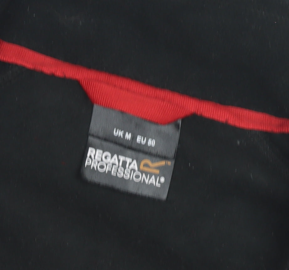 Regatta Men's Black Red Fleece Jacket Size M