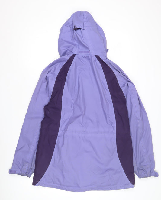 Peter Storm Women's Purple Waterproof Rain Jacket Size 12